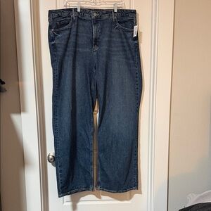 Old Navy Women's Flare Jeans in Dark Blue